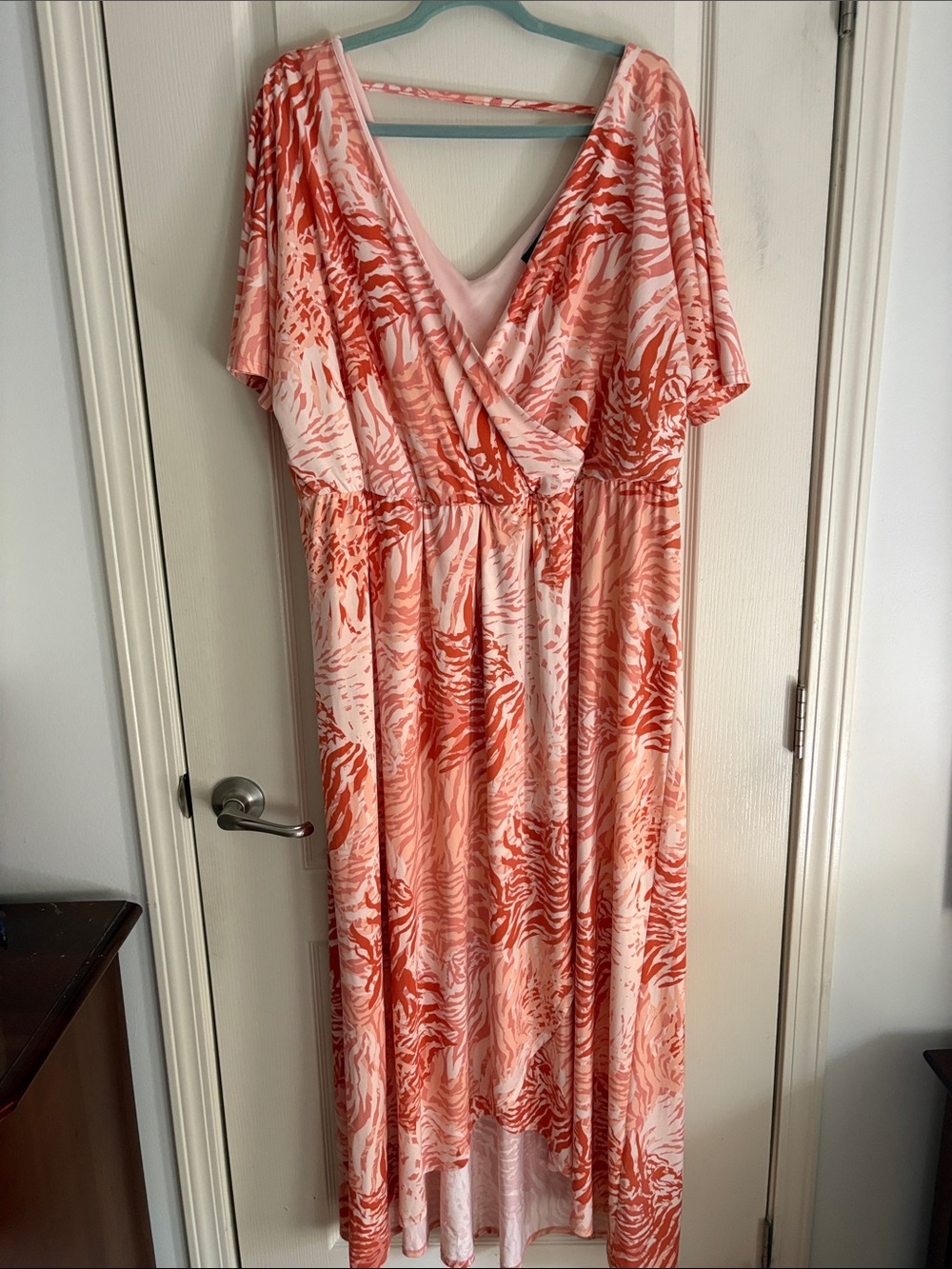 RACHEL Rachel Roy Pink & Coral Printed Maxi Dress